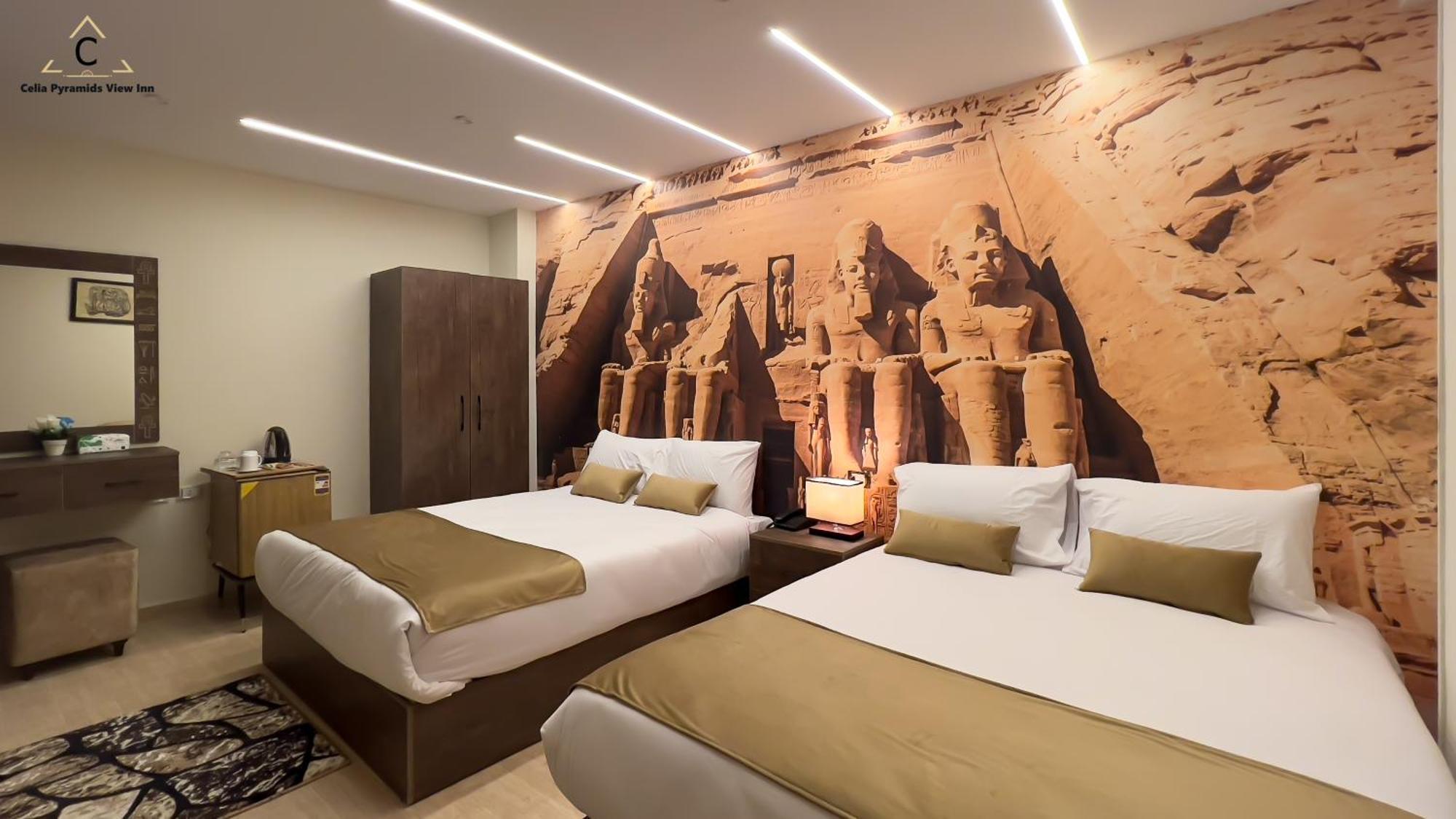 Celia Pyramids View Inn Nazlet el-Sîsi エクステリア 写真