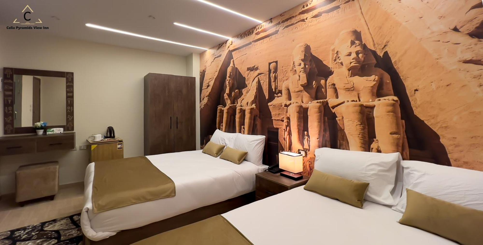 Celia Pyramids View Inn Nazlet el-Sîsi エクステリア 写真