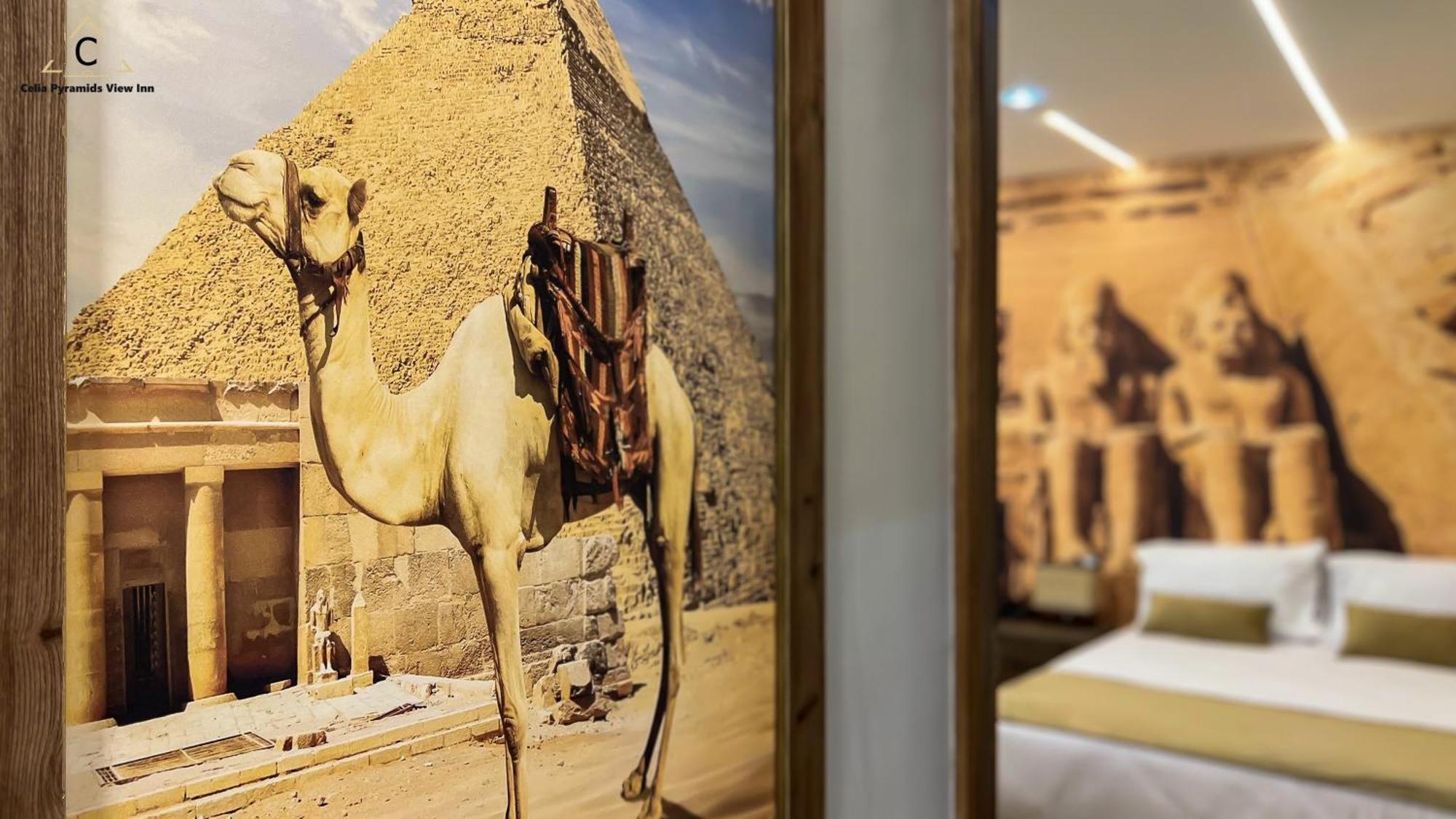 Celia Pyramids View Inn Nazlet el-Sîsi エクステリア 写真