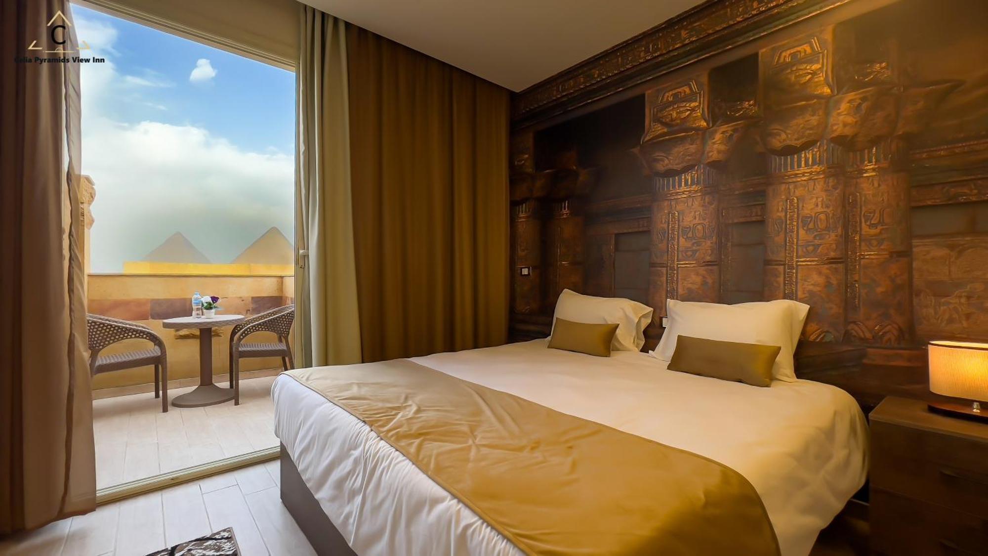 Celia Pyramids View Inn Nazlet el-Sîsi エクステリア 写真